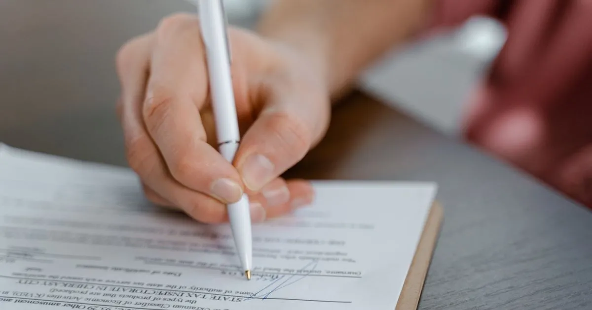 Signing a worker classification contract