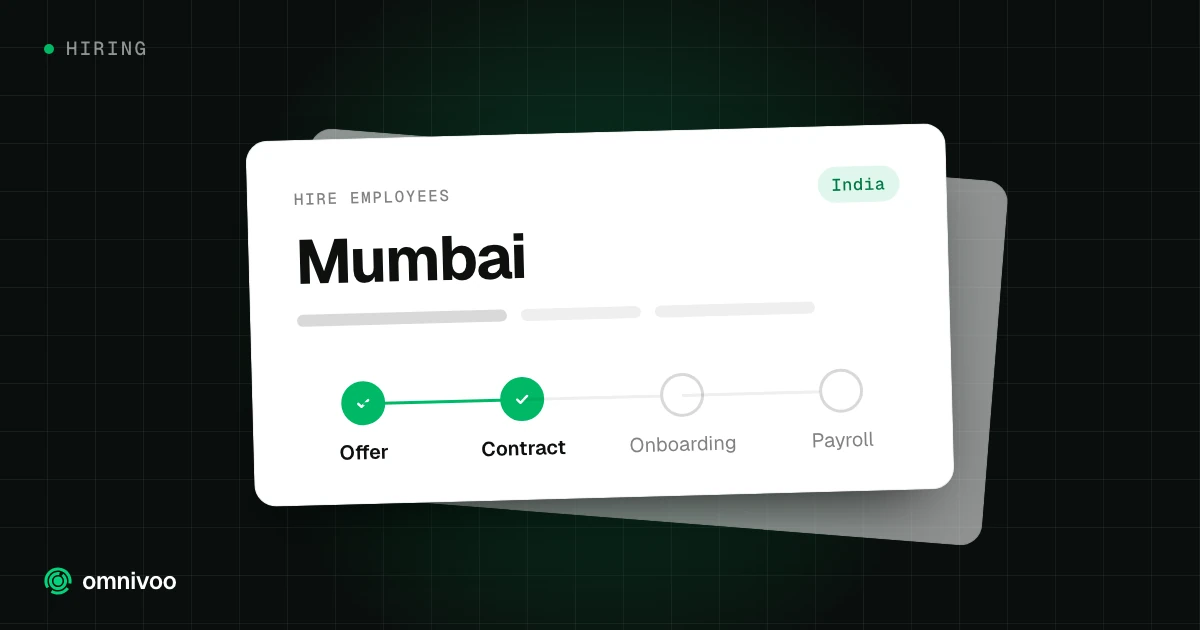 Hire employees: Mumbai, with the steps Offer, Contract, Onboarding and Payroll