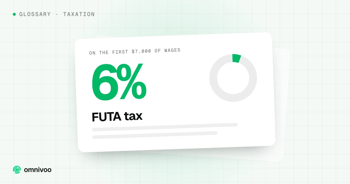 6%: FUTA tax. On the first $7,000 of wages