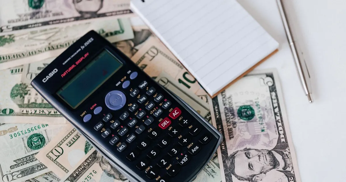 Calculator and tax planning documents, Section 80C deductions