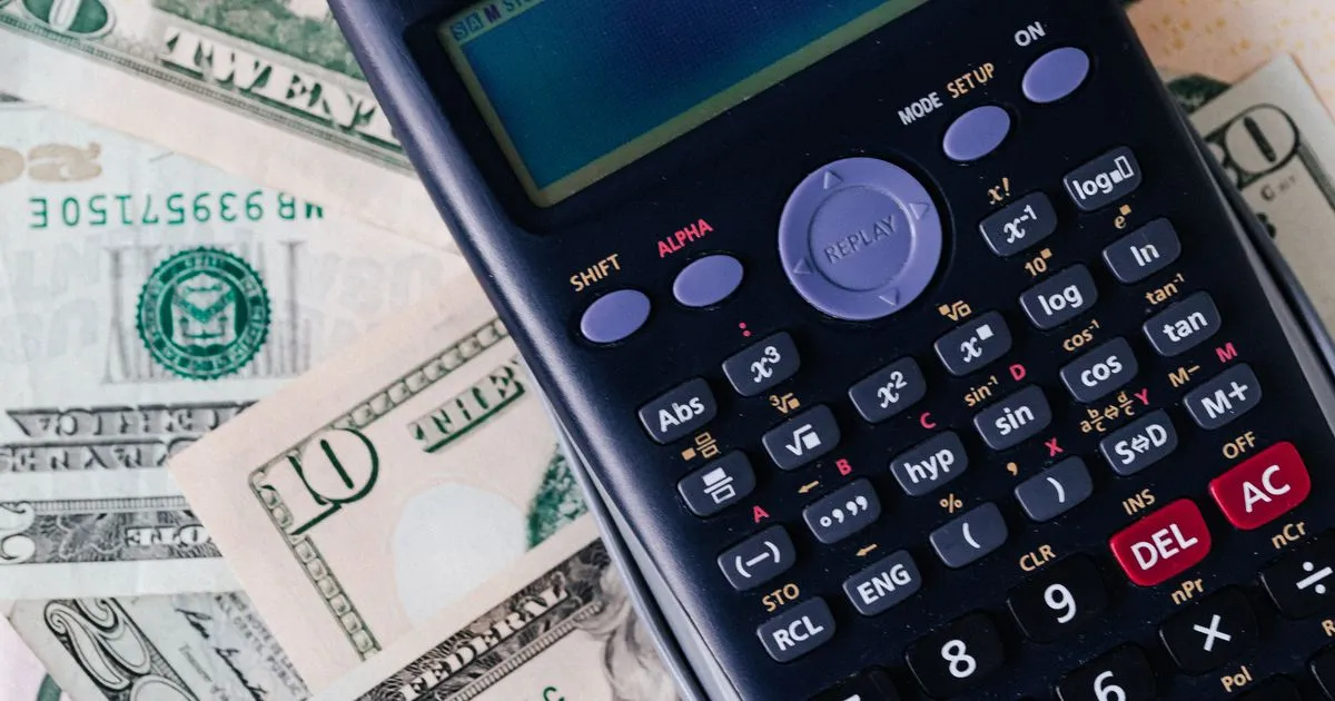 Tax computation worksheet showing surcharge and cess calculation