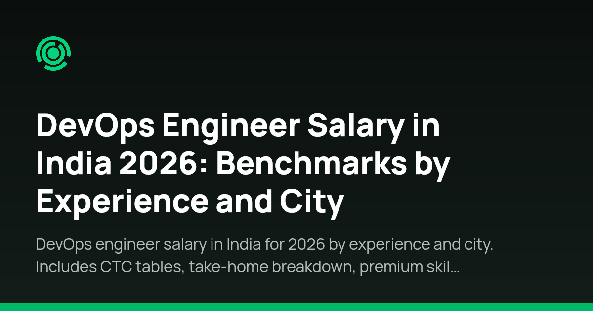 DevOps Engineer Salary in India 2026: Benchmarks by Experience and City ...